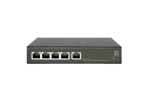 GES-2105P switch Gestionado L2 Gigabit Ethernet (10/100/1000) Energía sobre Ethernet (PoE) Negro