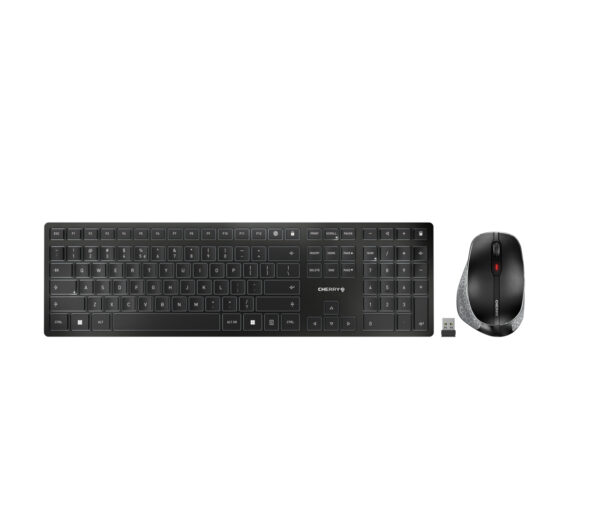 DW 9500 SLIM teclado Ratón incluido Universal RF Wireless + Bluetooth QWERTY Español Negro, Gris
