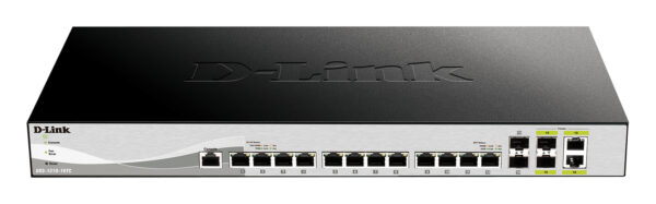 DXS-1210-16TC/E switch Gestionado L2 10G Ethernet (100/1000/10000) Gris
