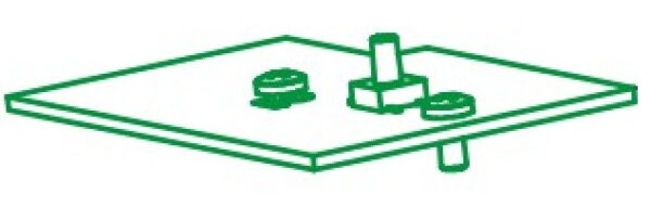 105934-004 pieza de repuesto de equipo de impresión