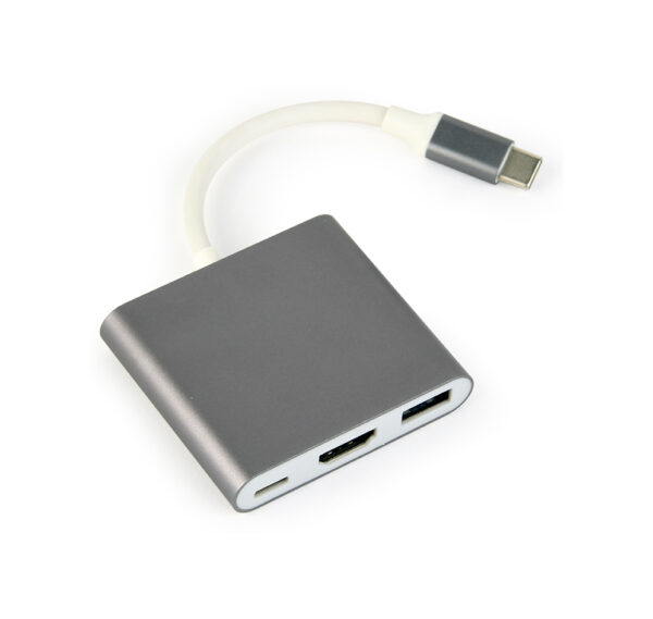 A-CM-HDMIF-02-SG Adaptador gráfico USB 3840 x 2160 Pixeles Gris
