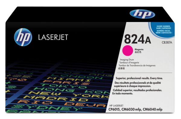 Tambor de imágenes LaserJet 824A magenta