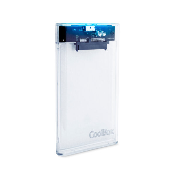 CAJA/CARCASA HDD/SSD 2.5" SLIMCHASE SCT-2533 USB3.2 GEN1 TRANSPARENTE