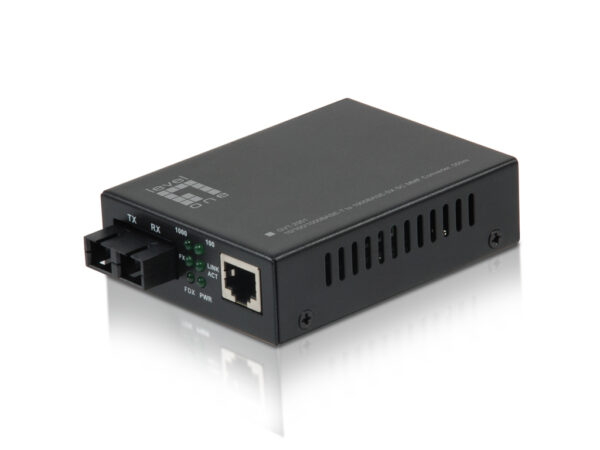 GVT-2001 convertidor de medio 1000 Mbit/s 850 nm Multimodo Negro