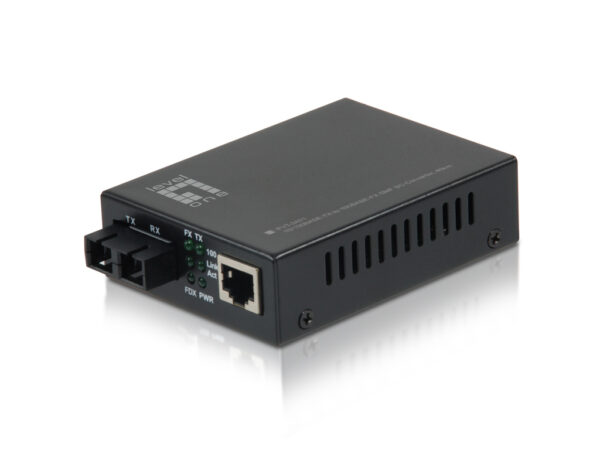 FVT-2401 convertidor de medio 100 Mbit/s 1310 nm Monomodo Negro