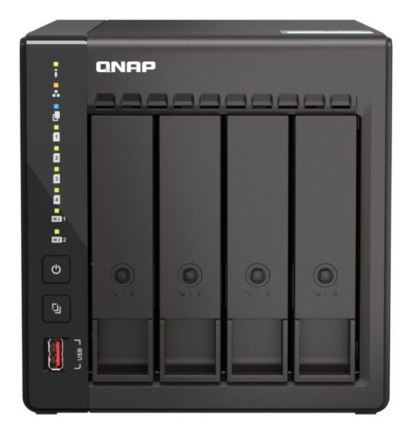 TS-453E NAS Torre Intel® Celeron® J6412 8 GB 0 TB QNAP QTS Negro