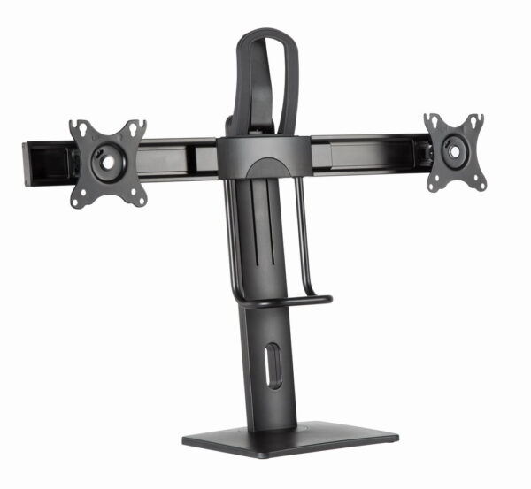 MS-D2-01 soporte para monitor 68,6 cm (27") Escritorio Negro