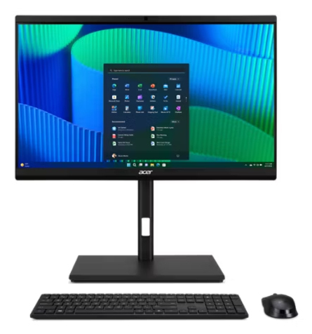Veriton VZ2724G Intel® Core i5 i5-14400 60,5 cm (23.8") 1920 x 1080 Pixeles PC todo en uno 16 GB DDR5-SDRAM 512 GB SSD Windows 11 Pro Wi-Fi 6 (802.11ax) Negro