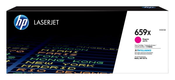 LaserJet Cartucho de tóner Original 659X magenta de alta capacidad