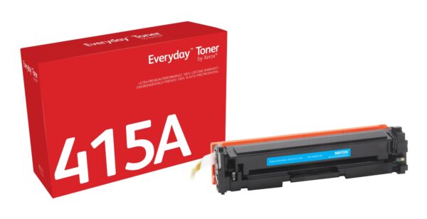 Everyday Toner EverydayCian di Xerox compatibile con HP 415A (W2031A), Capacidad estándar