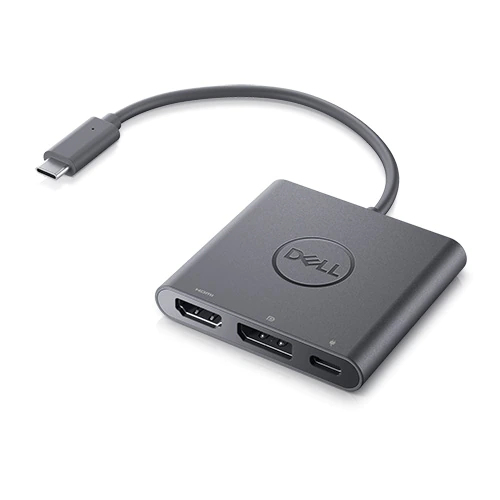 Adaptador de USB-C a HDMI/DP con transferencia de alimentación