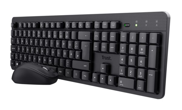TKM-360 teclado Ratón incluido Oficina RF inalámbrico QWERTY Español Negro
