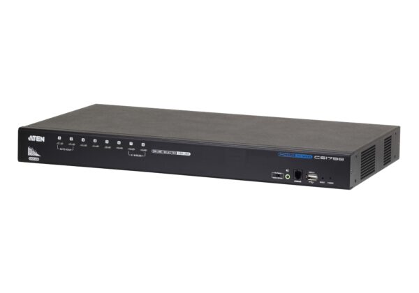 CS1798 interruptor KVM Montaje en rack Negro