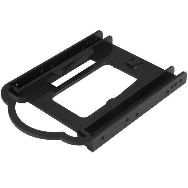 Bracket de Montaje para Discos Duros / SSD de 2,5" en Bahías de 3,5 Pulgadas - Instalación sin Herramientas - Bracket Adaptador de Unidad de 2,5" a Bahía de 3,5"