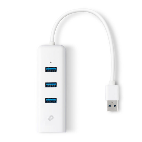 UE330 base para portátil y replicador de puertos Alámbrico USB 3.2 Gen 1 (3.1 Gen 1) Type-A Blanco
