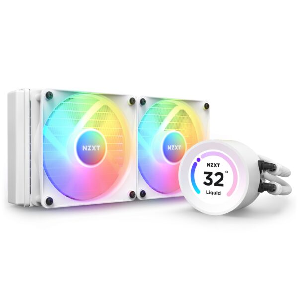 Kraken Elite 240 RGB Procesador Sistema de refrigeración líquida todo en uno 12 cm Blanco 1 pieza(s)