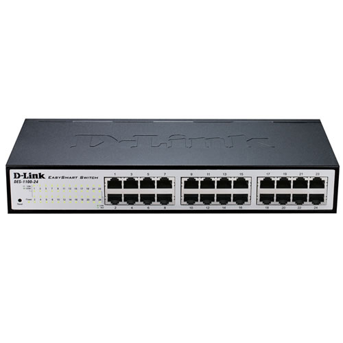 DGS-1100-24V2 Gestionado L2 Gigabit Ethernet (10/100/1000) 1U Negro, Gris