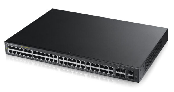 GS1920-48HP Gestionado L2 Gigabit Ethernet (10/100/1000) Energía sobre Ethernet (PoE) 1U Negro