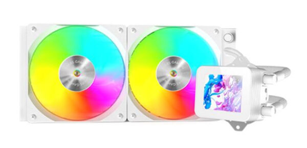 MLVISION240W sistema de refrigeración para ordenador Procesador Sistema de refrigeración líquida todo en uno 12 cm Negro