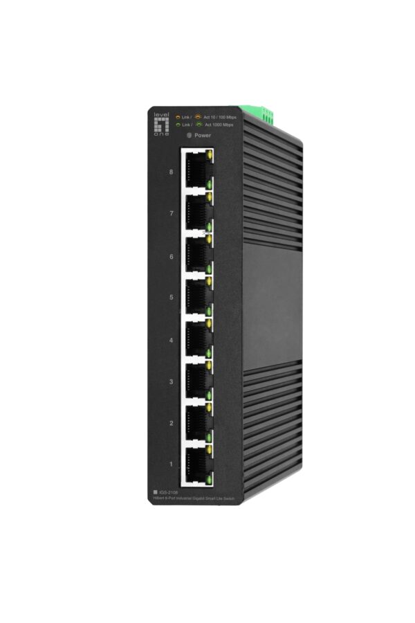 IGS-2108 switch Gestionado L2 Gigabit Ethernet (10/100/1000) Negro