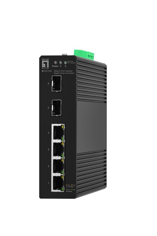 IGS-2106 switch Gestionado L2 Gigabit Ethernet (10/100/1000) Negro