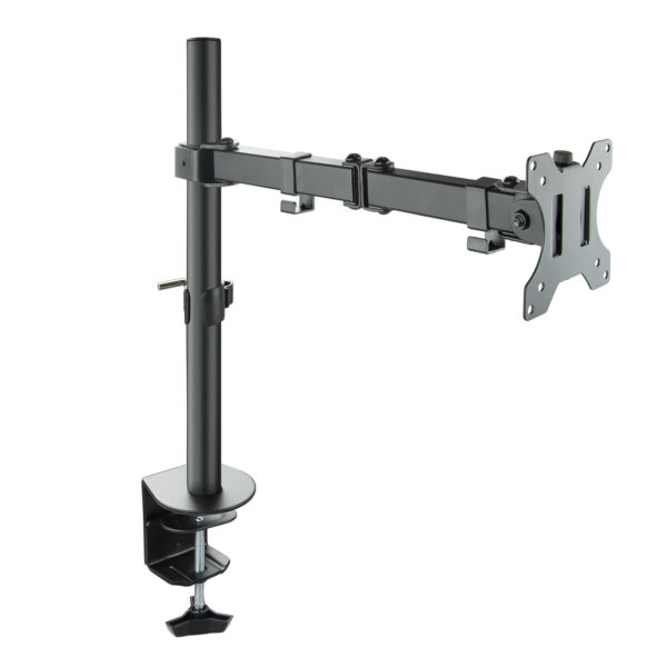 Soporte de Mesa Giratorio e Inclinable para Pantalla (Monitor / TV Plasma / LCD / LED) 13"-32", de Un Brazo, max 8 kg, Negro