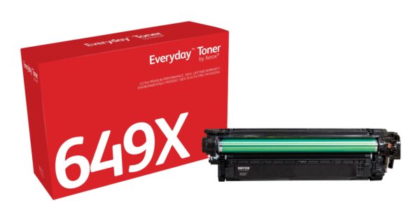 Everyday Toner EverydayNegro di Xerox compatibile con HP 649X (CE260X), Capacidad alta