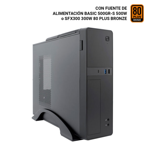 CAJA MATX SLIM T310 USB-C 3.2 GEN1 + MULTILECTOR SD FTE 300SBZ 80+BRONZE