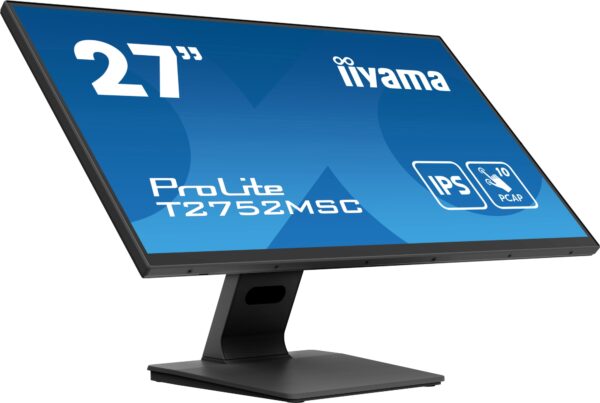 ProLite T2752MSC-B1 pantalla para PC 68,6 cm (27") 1920 x 1080 Pixeles Full HD LED Pantalla táctil Negro