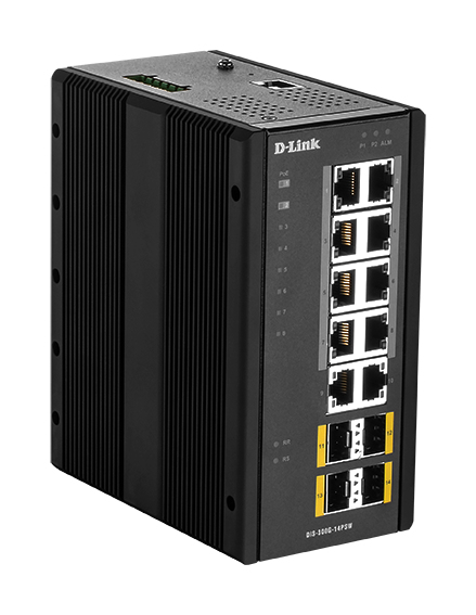 DIS-300G-14PSW Gestionado L2 Gigabit Ethernet (10/100/1000) Energía sobre Ethernet (PoE) Negro