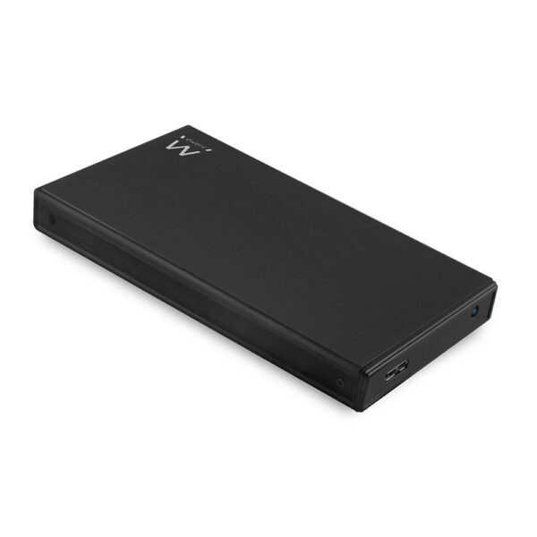 EW7032 caja para disco duro externo Carcasa de disco duro/SSD Negro 2.5"