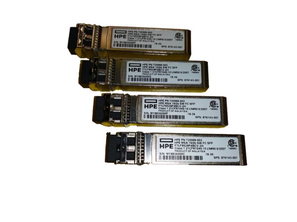 MSA 16Gb Short Wave Fibre Channel SFP+ 4-pack Transceiver