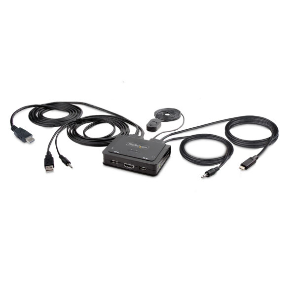 C2-H46-UAC-CBL-KVM interruptor KVM Negro