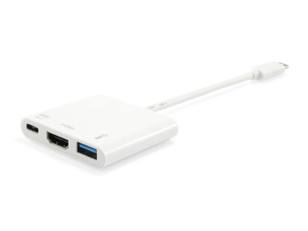 Adaptador USB-C a HDMI , USB-A, 60W USB PD