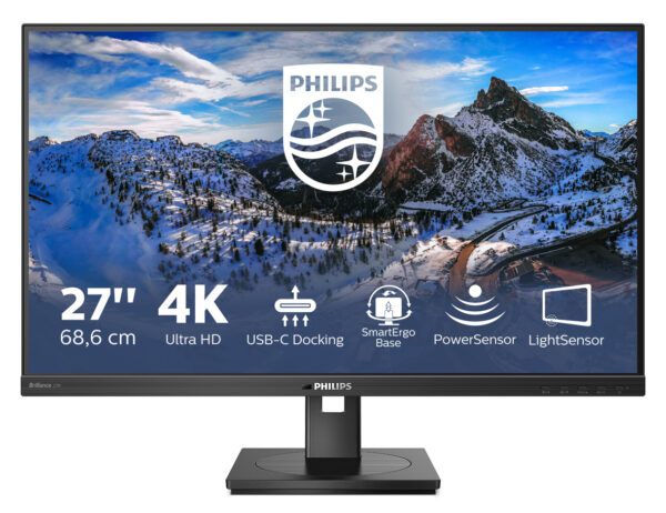 279P1/00 pantalla para PC 68,6 cm (27") 3840 x 2160 Pixeles 4K Ultra HD LED Negro