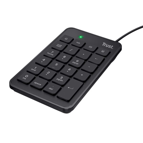22221 teclado numérico Portátil/PC USB Negro