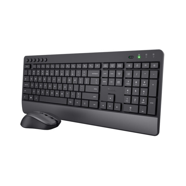 Trezo teclado Ratón incluido Universal RF inalámbrico QWERTY Español Negro