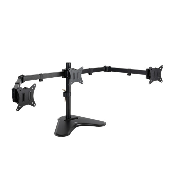 Soporte de Mesa para 3 Pantallas 17"-27", Negro