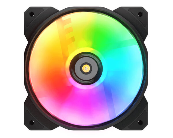 CGR-CF-MHP12HB3-RGB Carcasa del ordenador Refrigerador de aire 12 cm Negro, Blanco 3 pieza(s)