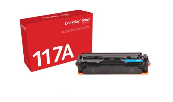 Everyday Toner EverydayCian di Xerox compatibile con HP 117A (W2071A), Capacidad estándar