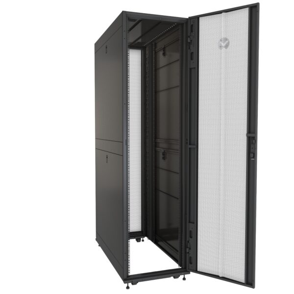 VR3307 armario rack 48U Rack o bastidor independiente Negro, Transparente