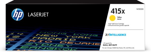 Cartucho de tóner Original LaserJet 415X amarillo de alta capacidad