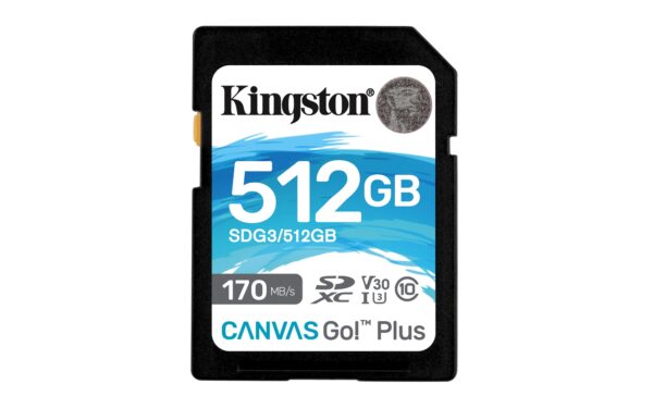 Canvas Go! Plus Tarjeta SDXC Canvas Go Plus 170R C10 UHS-I U3 V30 de 512 GB