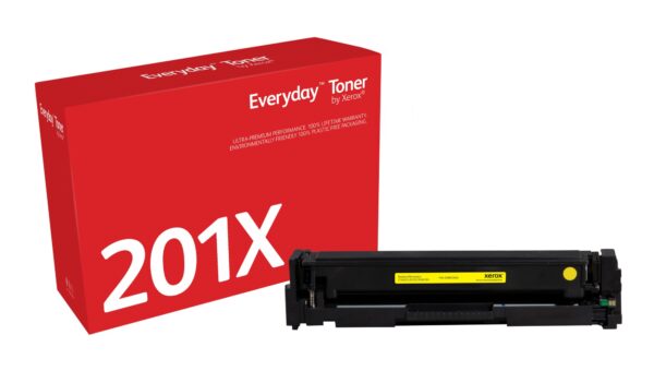 Everyday Toner EverydayAmarillo di Xerox compatibile con HP 201X (CF402X), Capacidad alta