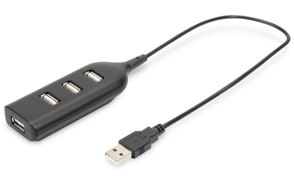 Concentrador USB 2.0, 4 puertos