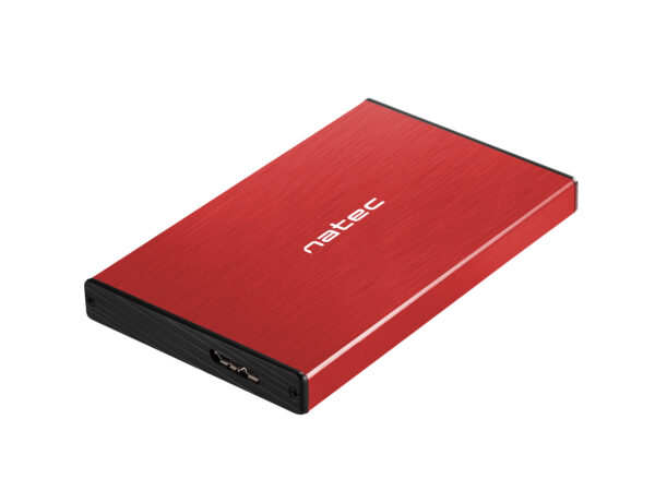 Rhino GO Carcasa de disco duro/SSD Rojo 2.5"