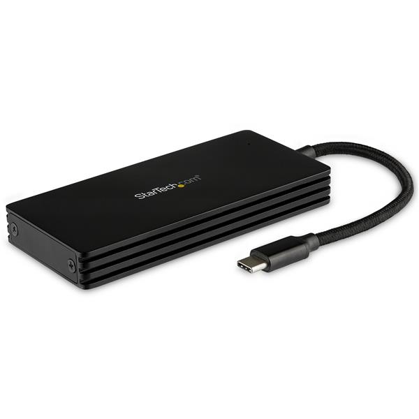 Caja USB 3.1 (10Gbps) USB-C para SSD M.2 SATA - Caja Externa Portátil para Disco USB Tipo C - de Aluminio