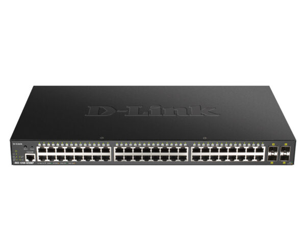 DGS-1250-52XMP Gestionado L3 Energía sobre Ethernet (PoE) Negro