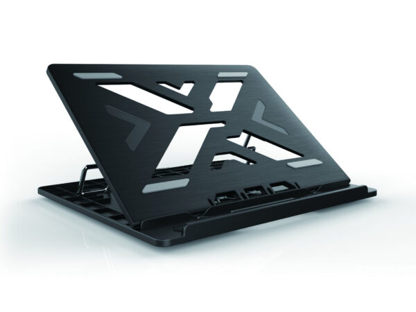 ERGO Laptop Cooling Stand Soporte para ordenador portátil Negro 39,6 cm (15.6")