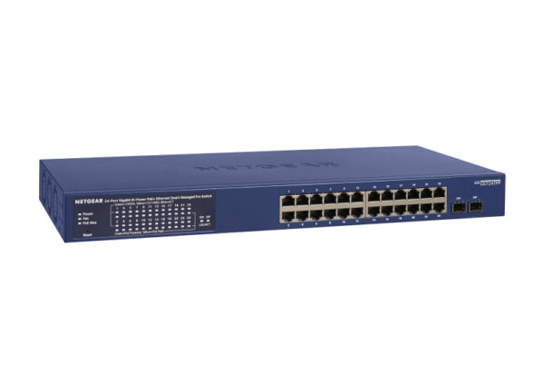 GS724TP-300EUS switch Gestionado L2/L3/L4 Gigabit Ethernet (10/100/1000) Energía sobre Ethernet (PoE) Azul